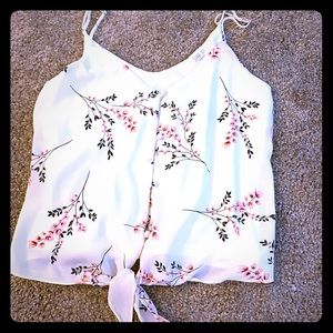 White floral tank!